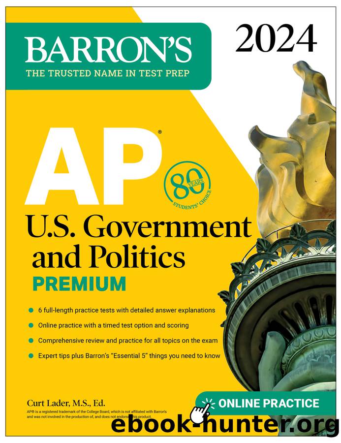 AP U.S. Government and Politics Premium, 2024 by Curt Lader