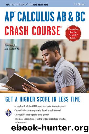 AP&#174; Calculus AB & BC Crash Course Book + Online by J. Rosebush