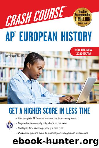APÂ® European History Crash Course, For the New 2020 Exam, Book + Online by Krieger Larry;Harrold Patti;