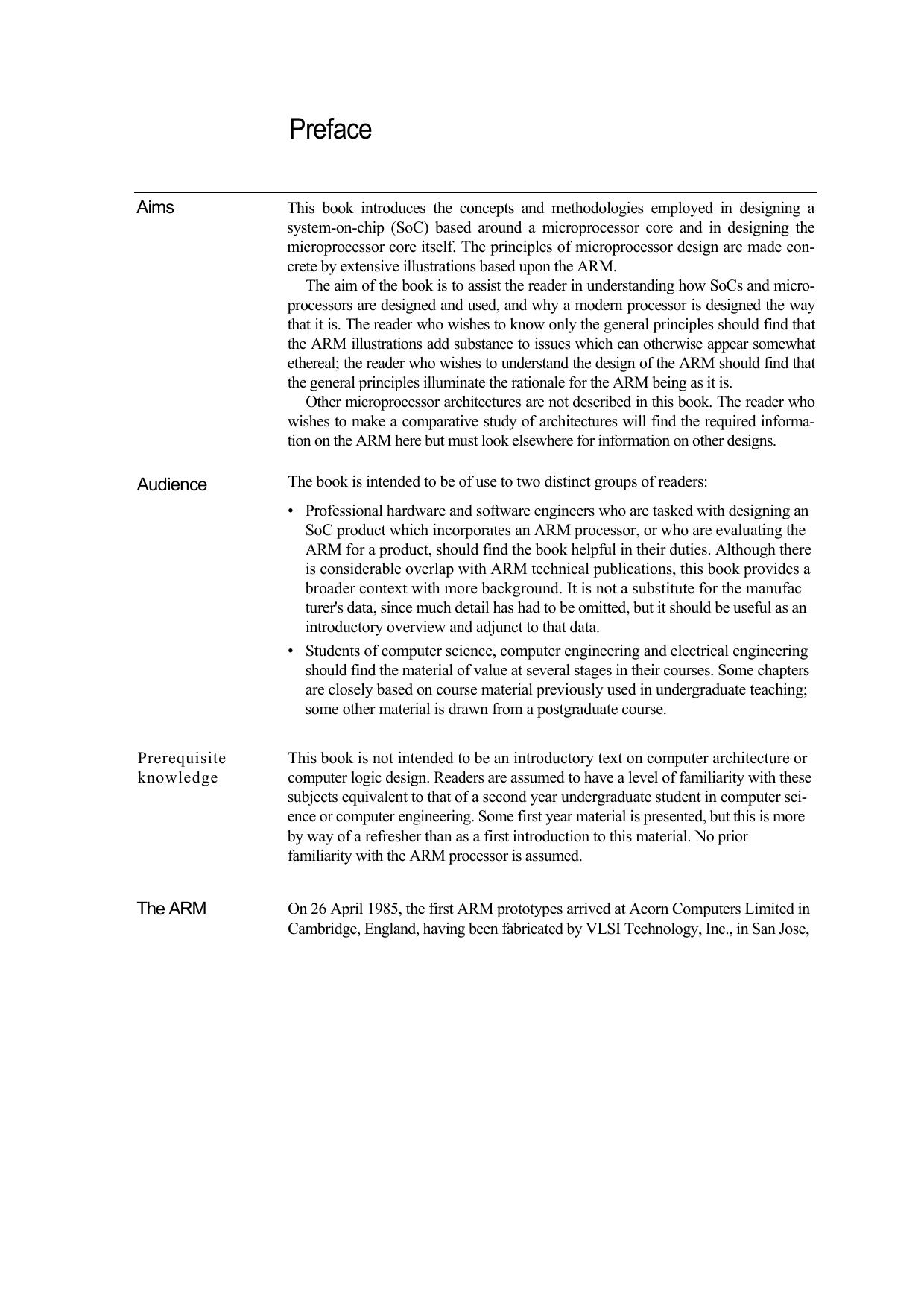 ARM System-on-Chip Architecture (2nd Edition) by Steve Furber