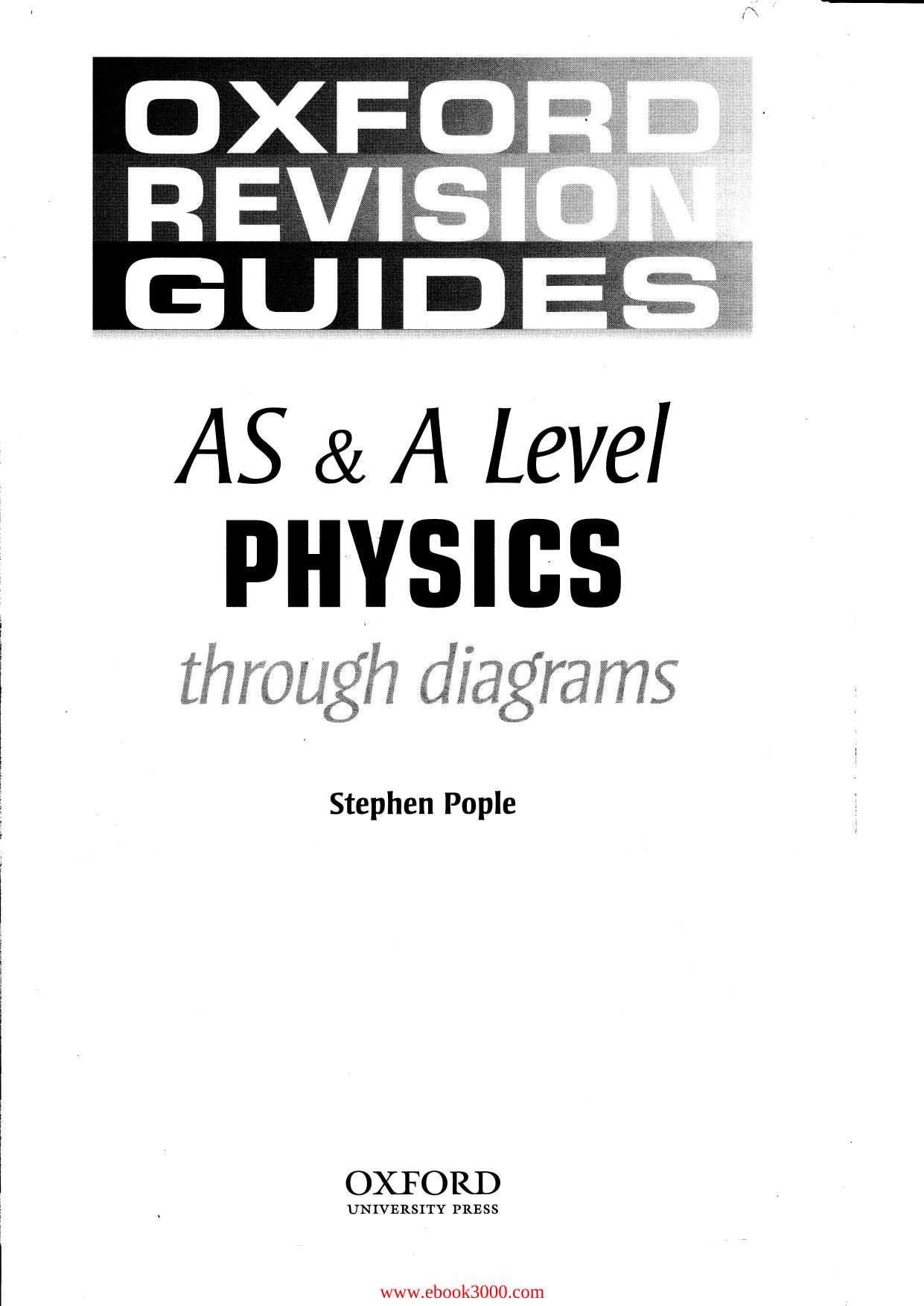AS & A Level Physics Through Diagrams, 2nd Edition by Unknow