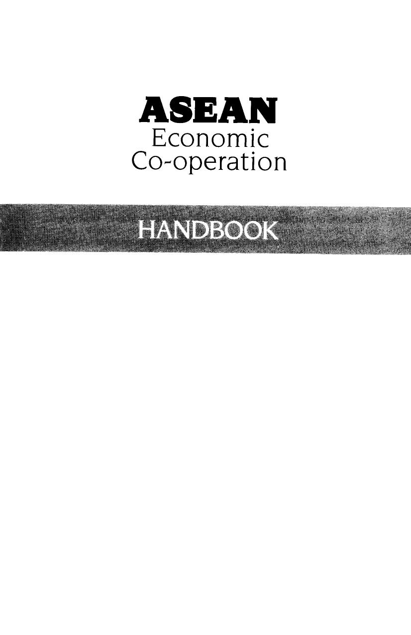ASEAN Economic Co-operation: A Handbook by Hans Christoph Rieger