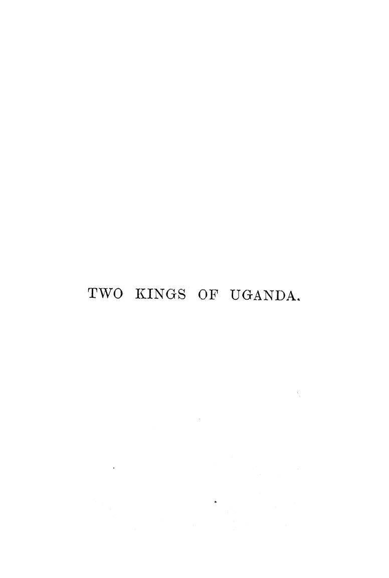 ASHE R.P., BY Robert P. ASHE - Two kings of uganda by 1889