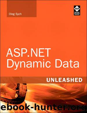 ASP.NET Dynamic Data Unleashed (Tim Cox's Library) by Oleg Sych