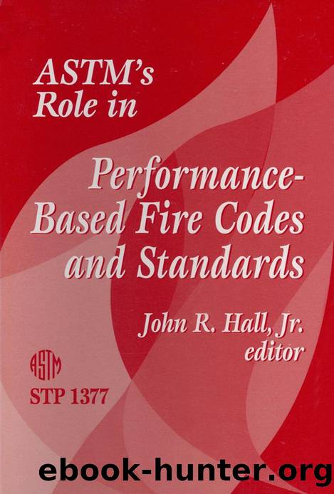 ASTM's Role in Performance-Based Fire Codes and Standards (1999) by Unknown