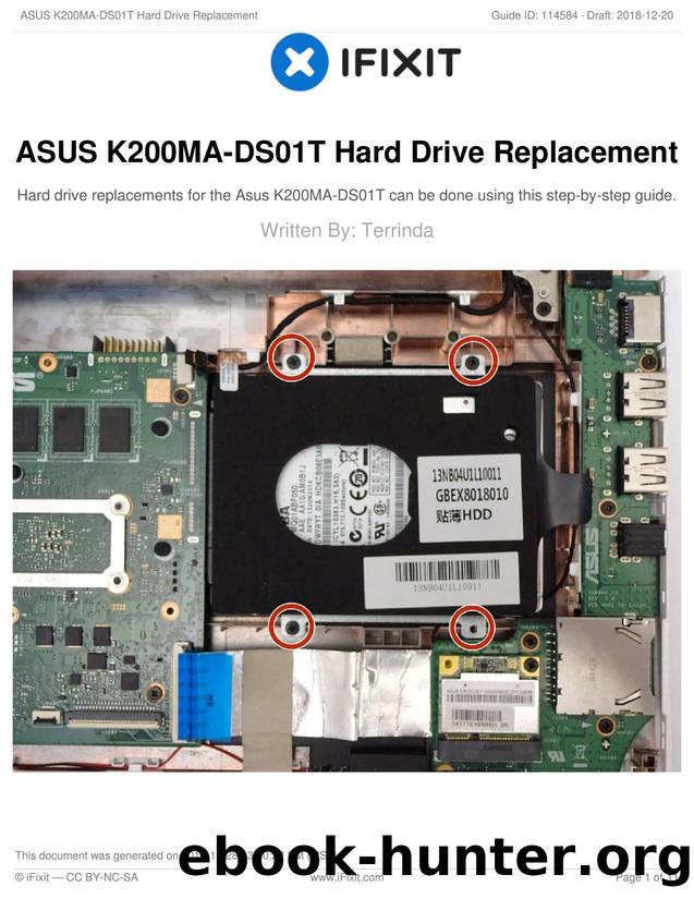 ASUS K200MA-DS01T Hard Drive Replacement by Unknown