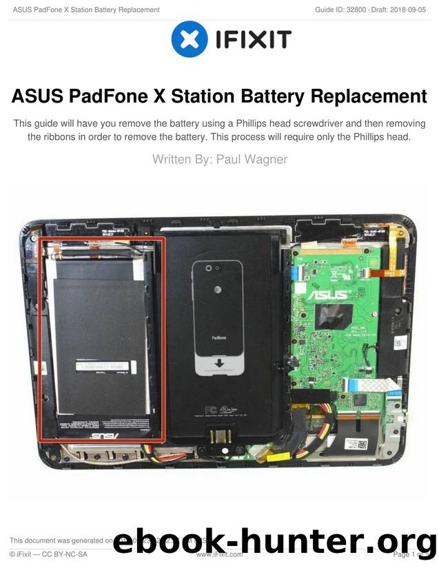 ASUS PadFone X Station Battery Replacement by Unknown