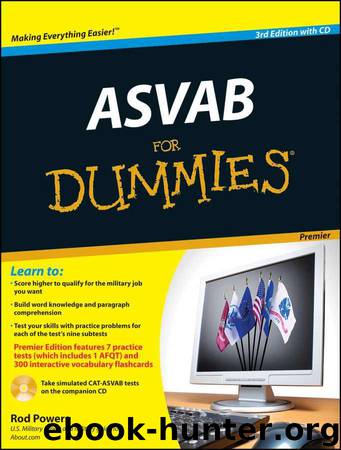 ASVAB For Dummies by Powers Rod