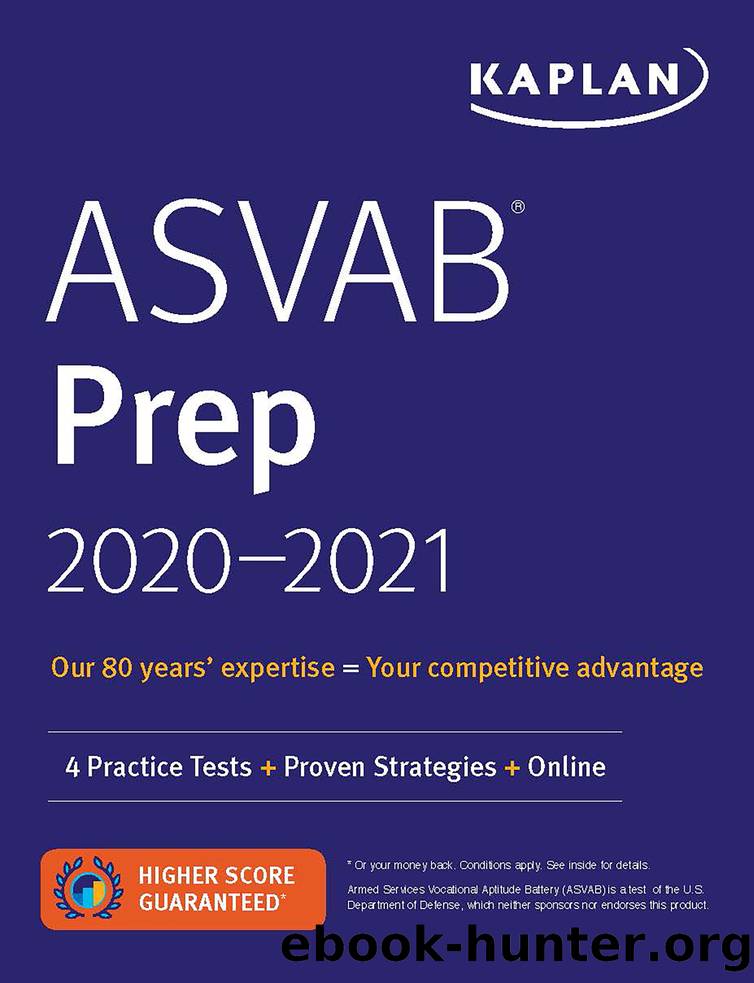 ASVAB Prep 2020-2021 by Kaplan Test Prep