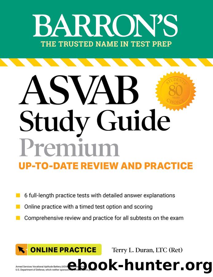 ASVAB Study Guide Premium by Terry L. Duran
