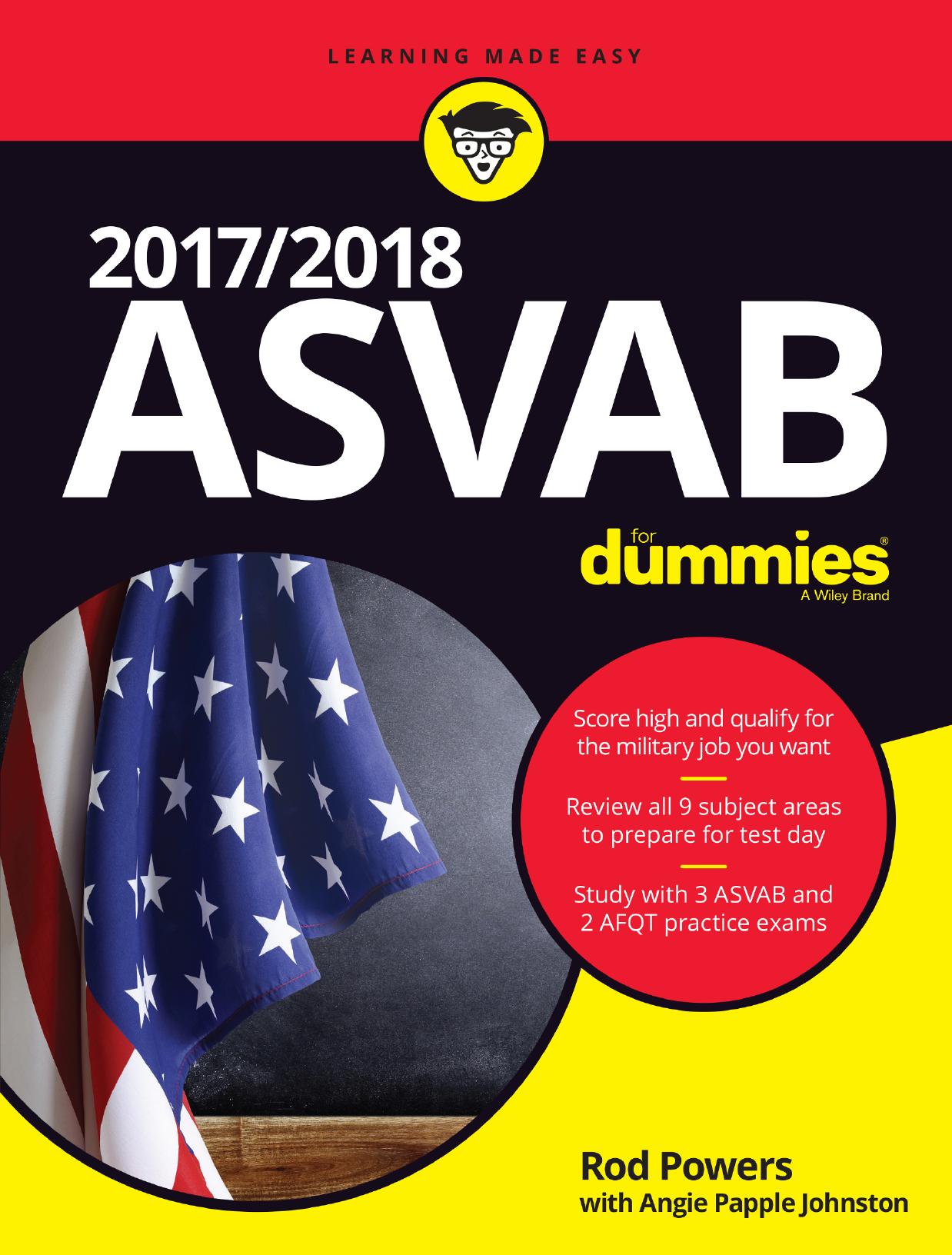 ASVAB for dummies by Johnston Angie;Powers Rod