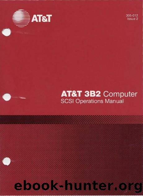 AT&T 3B2 SCSI Operations Manual by AT&&T