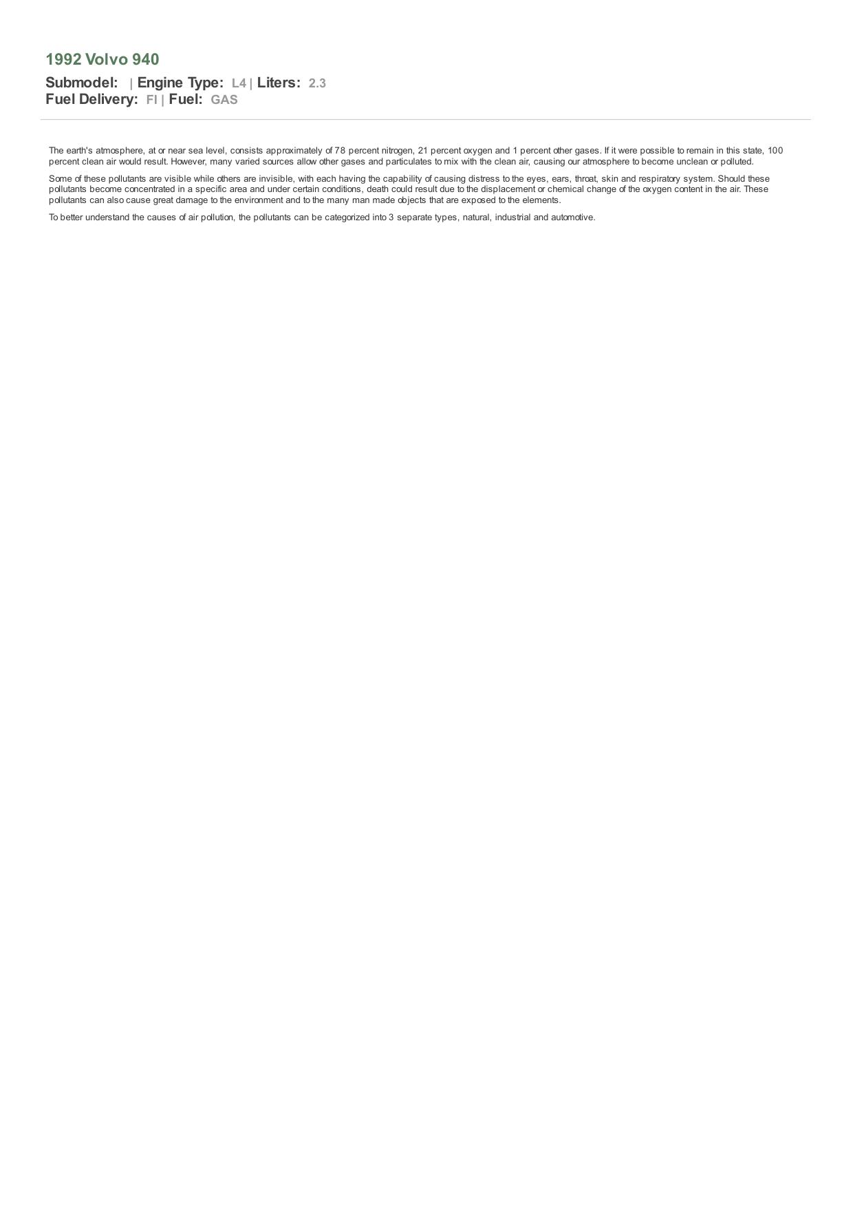 AUTOMOTIVE EMISSIONS (ARTICLE) by Unknown