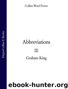 Abbreviations (Collins Word Power) by Graham King