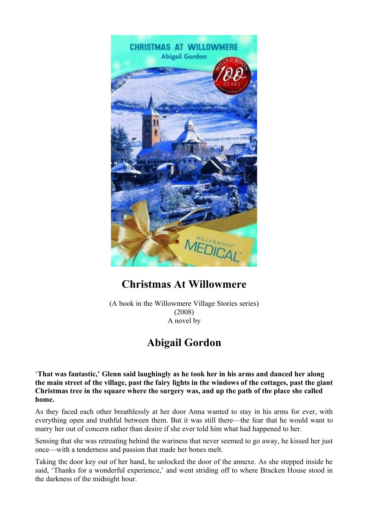 Abigail Gordon by Christmas at Willowmere (pdf)