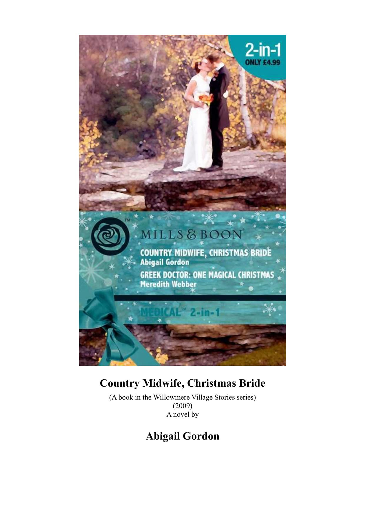 Abigail Gordon by Country Midwife Christmas Bride (pdf)