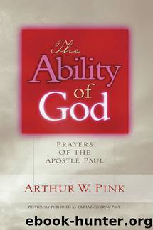 Ability of God by Arthur W. Pink