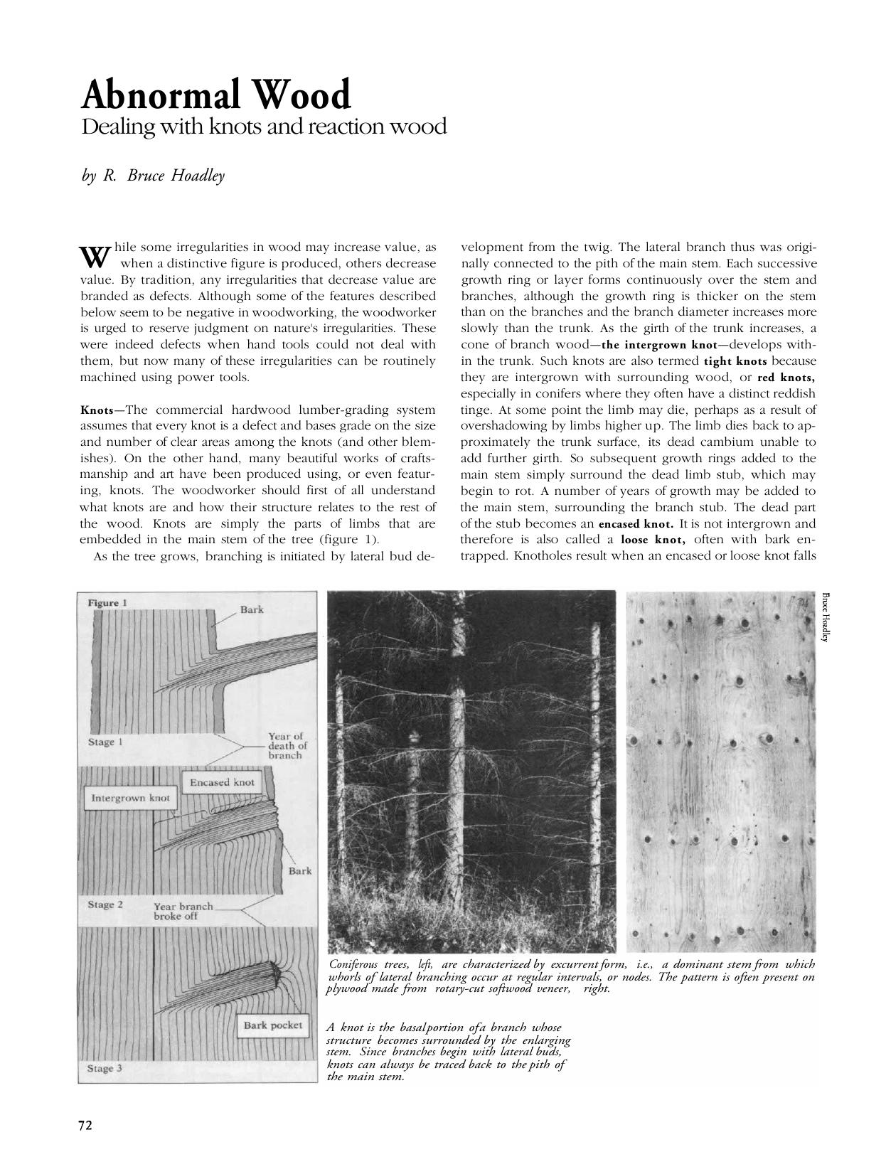 Abnormal Wood by R. Bruce Hoadley