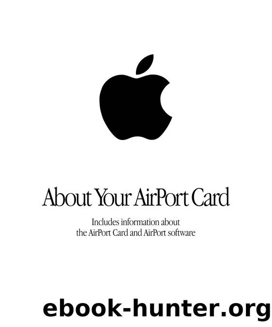About Your AirPort Card by Instructional Products