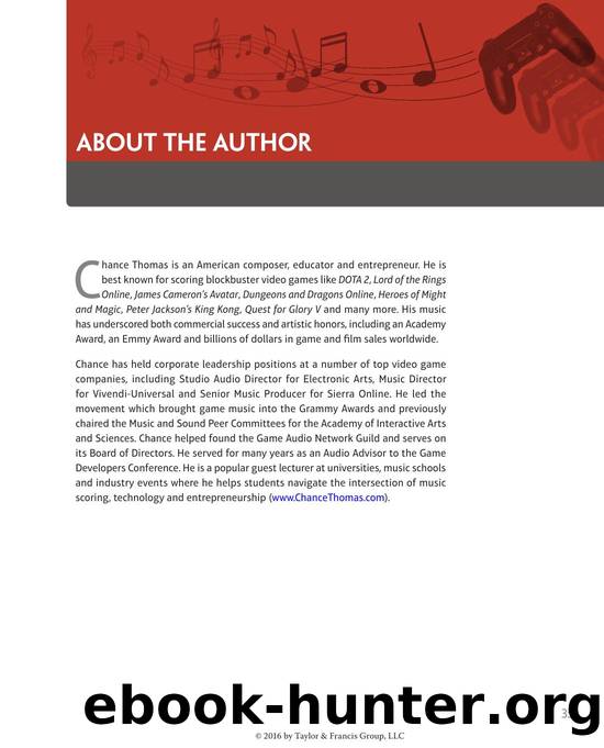 About the Author by Chance Thomas