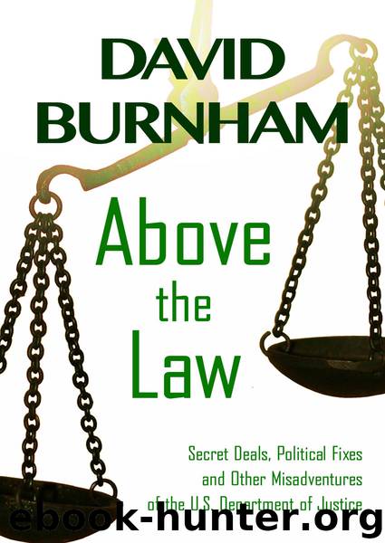 Above the Law by David Burnham