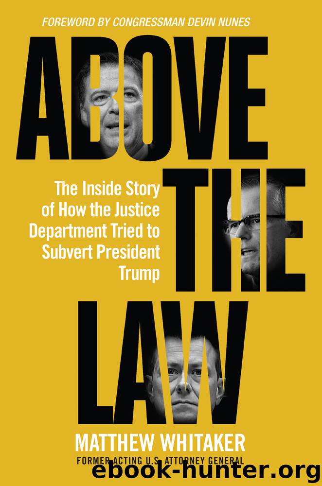 Above the Law by Matthew Whitaker
