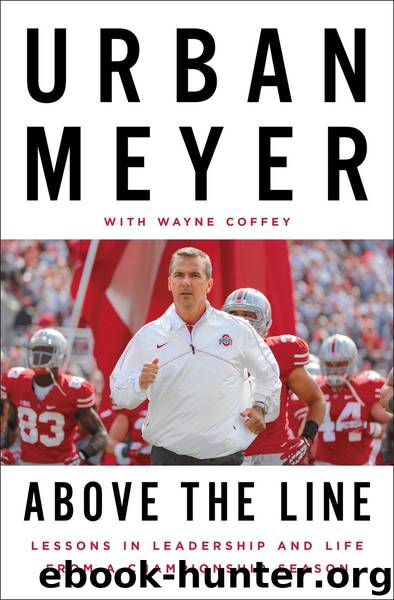 Above the Line by Urban Meyer