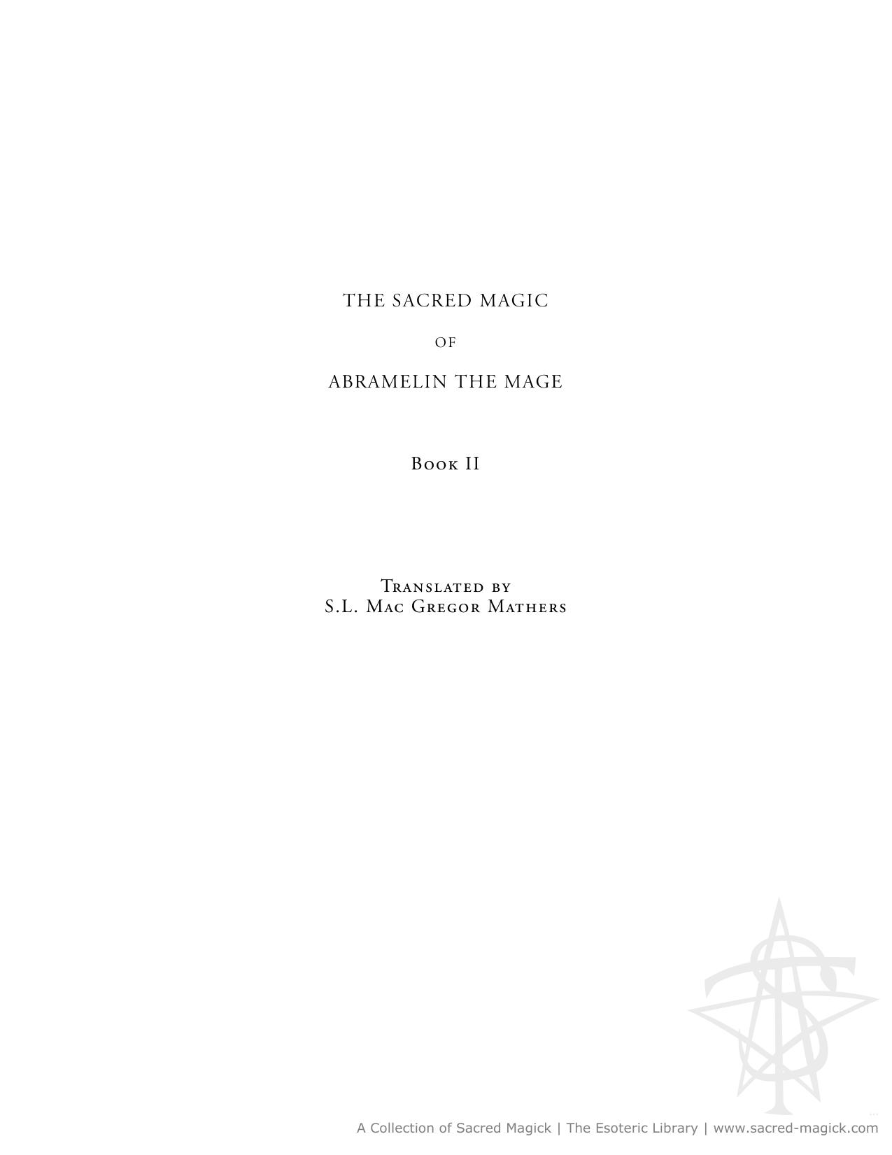 Abramelin the Mage (Tome 2) by Nikolaos Stergiannis Ph.D. (Mechanical Engineering)
