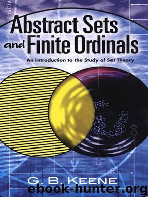 Abstract Sets and Finite Ordinals by G. B. Keene