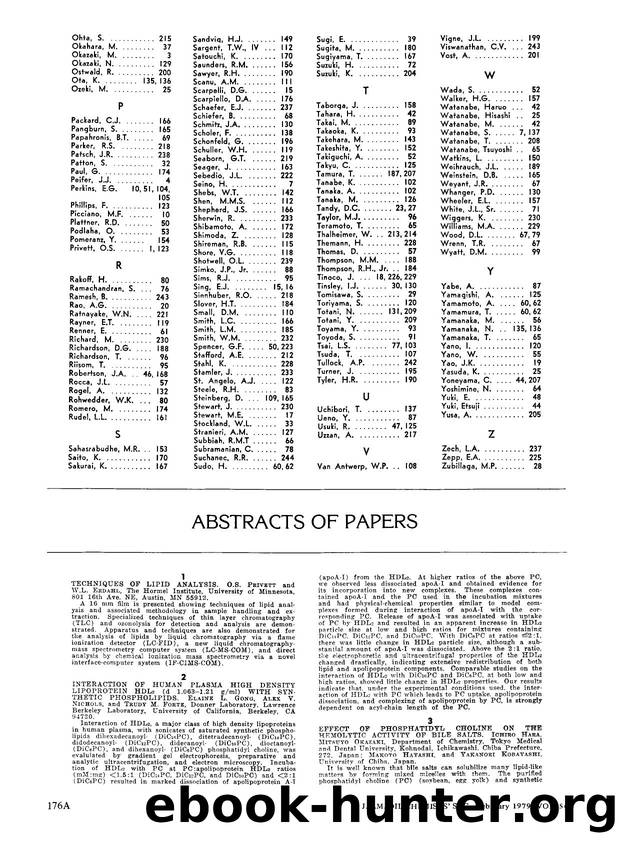 Abstract of papers by Unknown