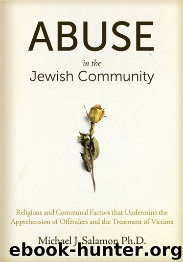 Abuse in the Jewish Community by Michael J. Salamon
