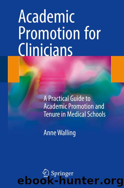 Academic Promotion for Clinicians by Anne Walling