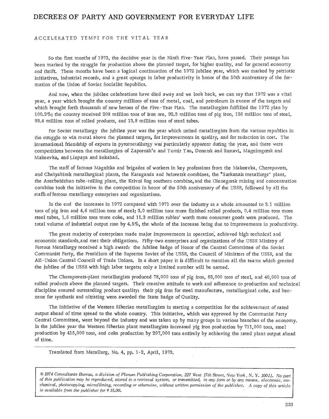 Accelerated tempi for the vital year by Unknown