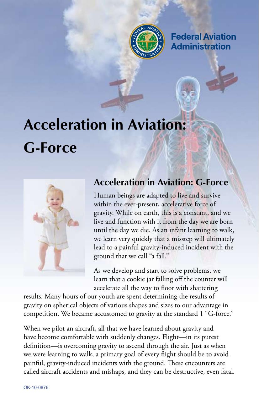 Acceleration in Aviation by G Force