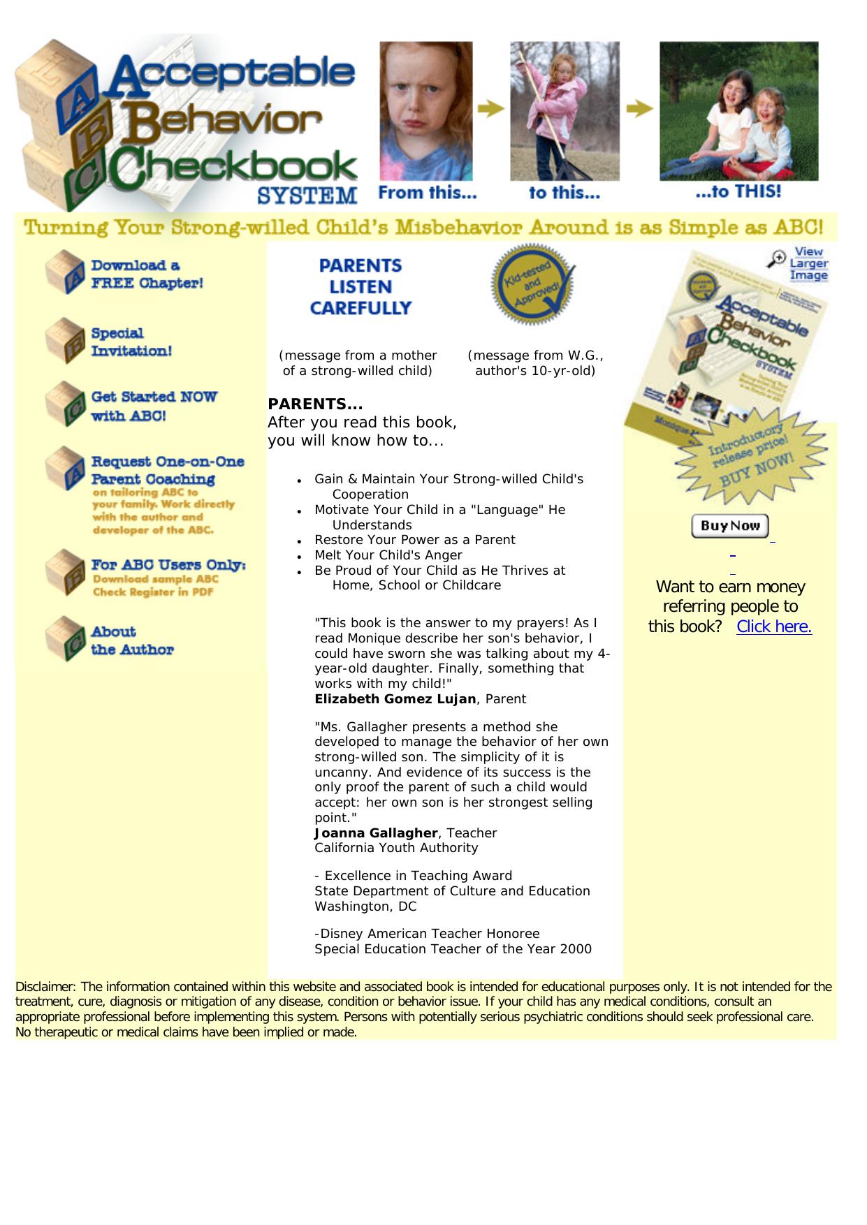 Acceptable Behavior Checkbook System. by Best of Kuszter's Collection