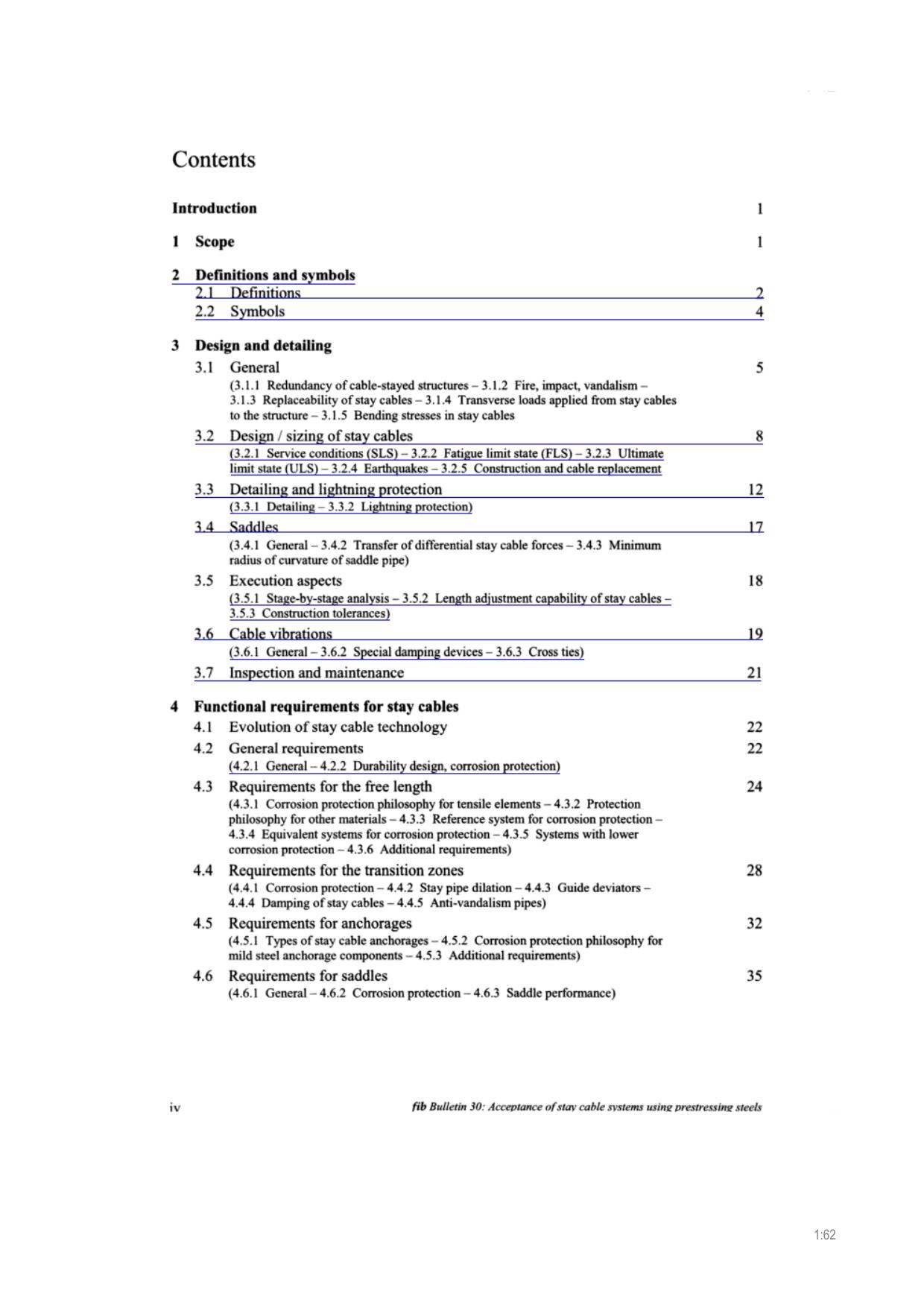 Acceptance of stay cable systems using prestressing steels by prepared by Task Group 9.2