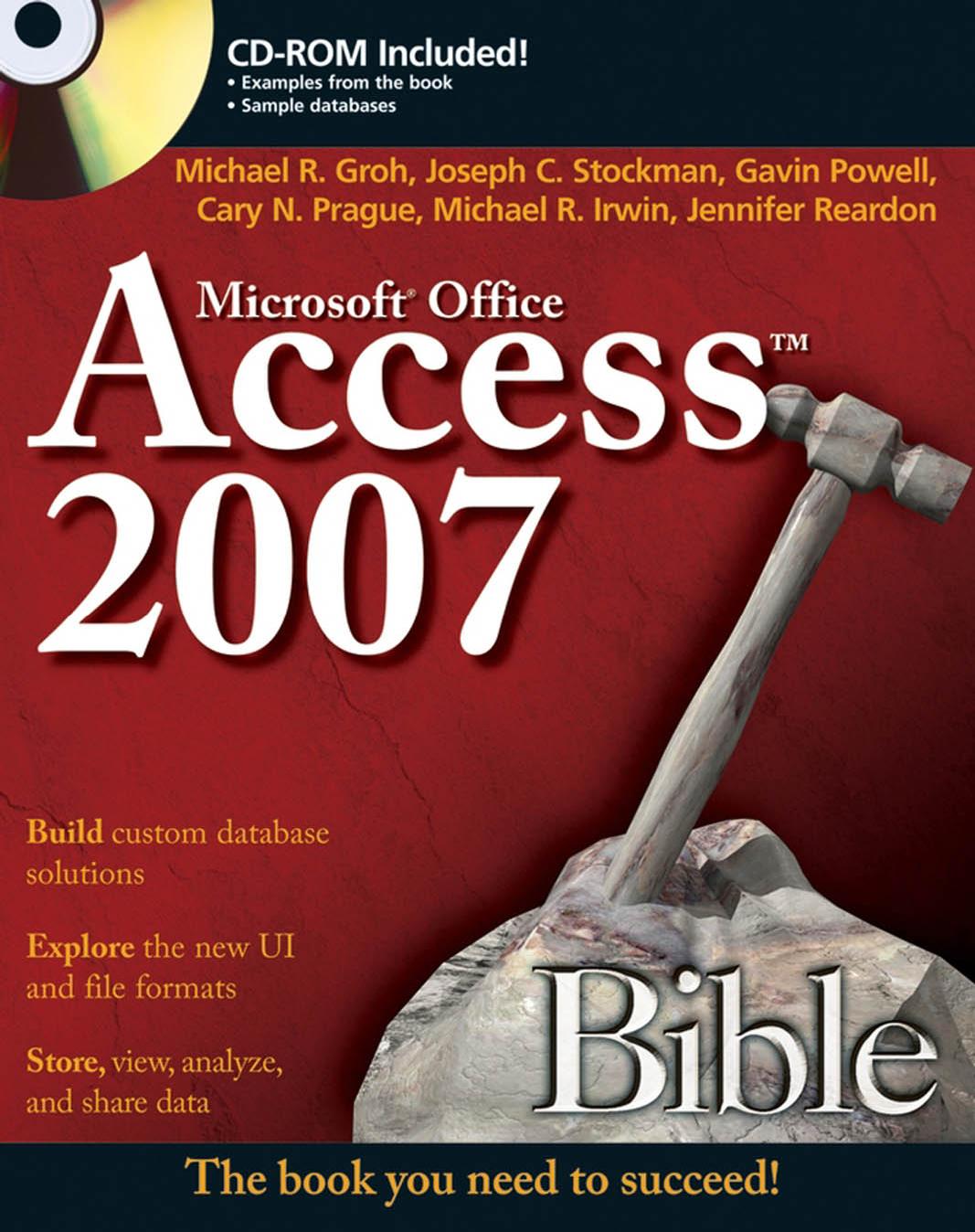 Access 2007 Bible by Michael R. Groh