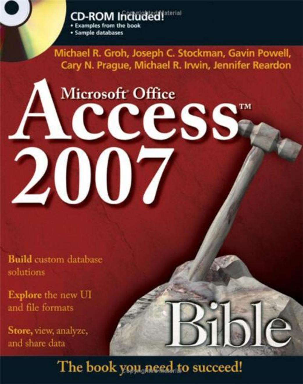 Access 2007 Bible by unknow