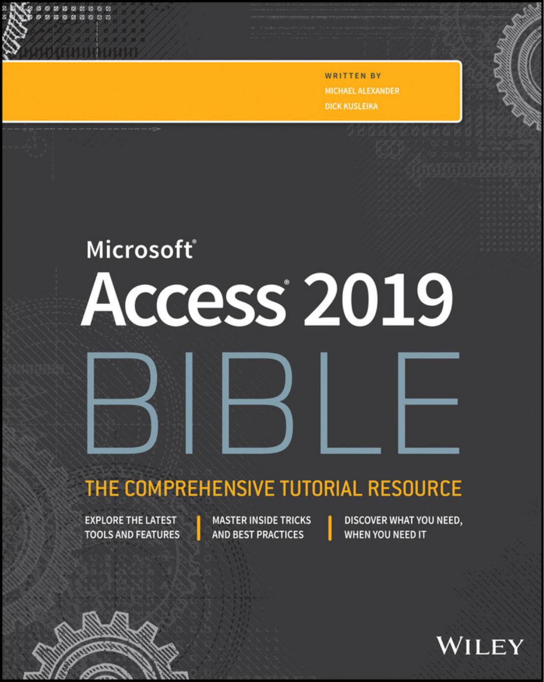 Access 2019 Bible by Michael Alexander