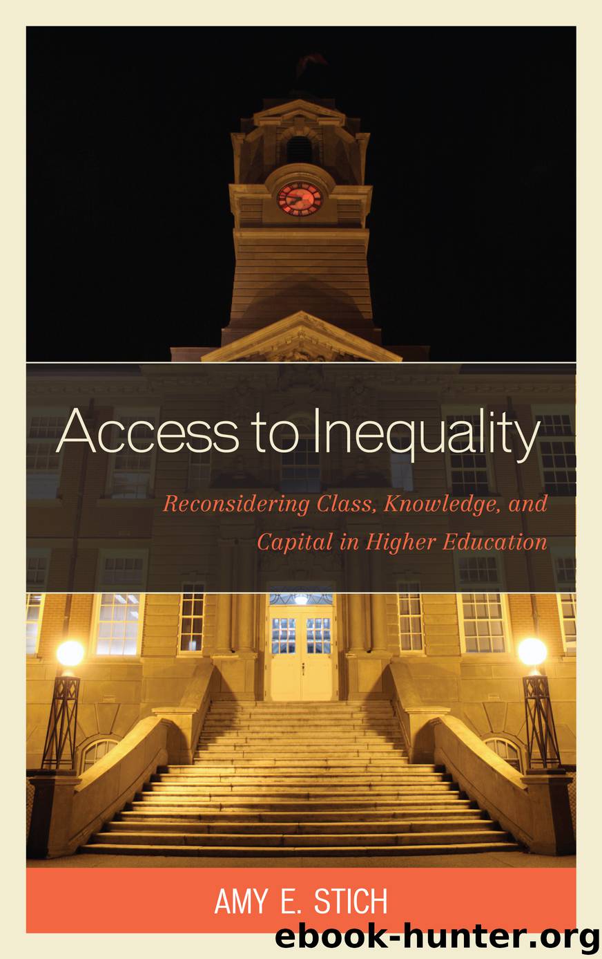 Access to Inequality by Amy E. Stich