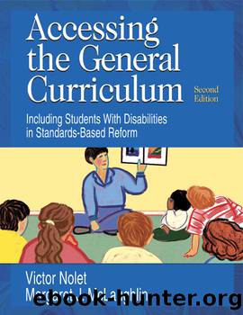 Accessing the General Curriculum by Nolet Victor;McLaughlin Margaret J.;
