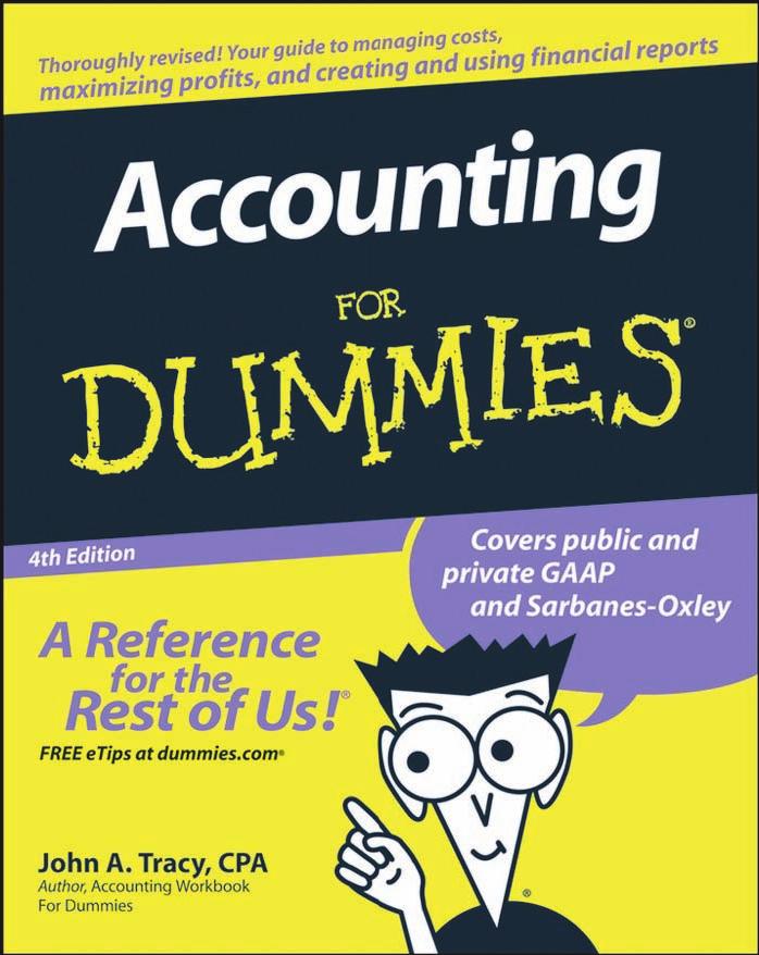 Accounting For Dummies, 4th edition by John A. CPA Tracy