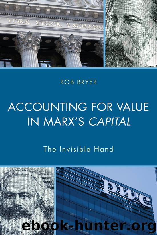 Accounting for Value in Marx's Capital by Robert Bryer