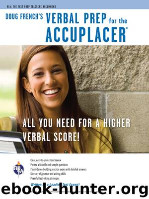 Accuplacer: Doug French's Verbal Prep by Douglas C. French