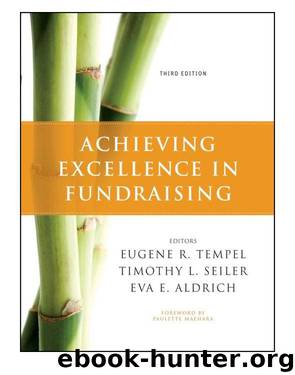 Achieving Excellence in Fundraising by Eugene R. Tempel & Seiler Timothy L. & Aldrich Eva E