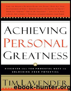 Achieving Personal Greatness by Tim Lavender