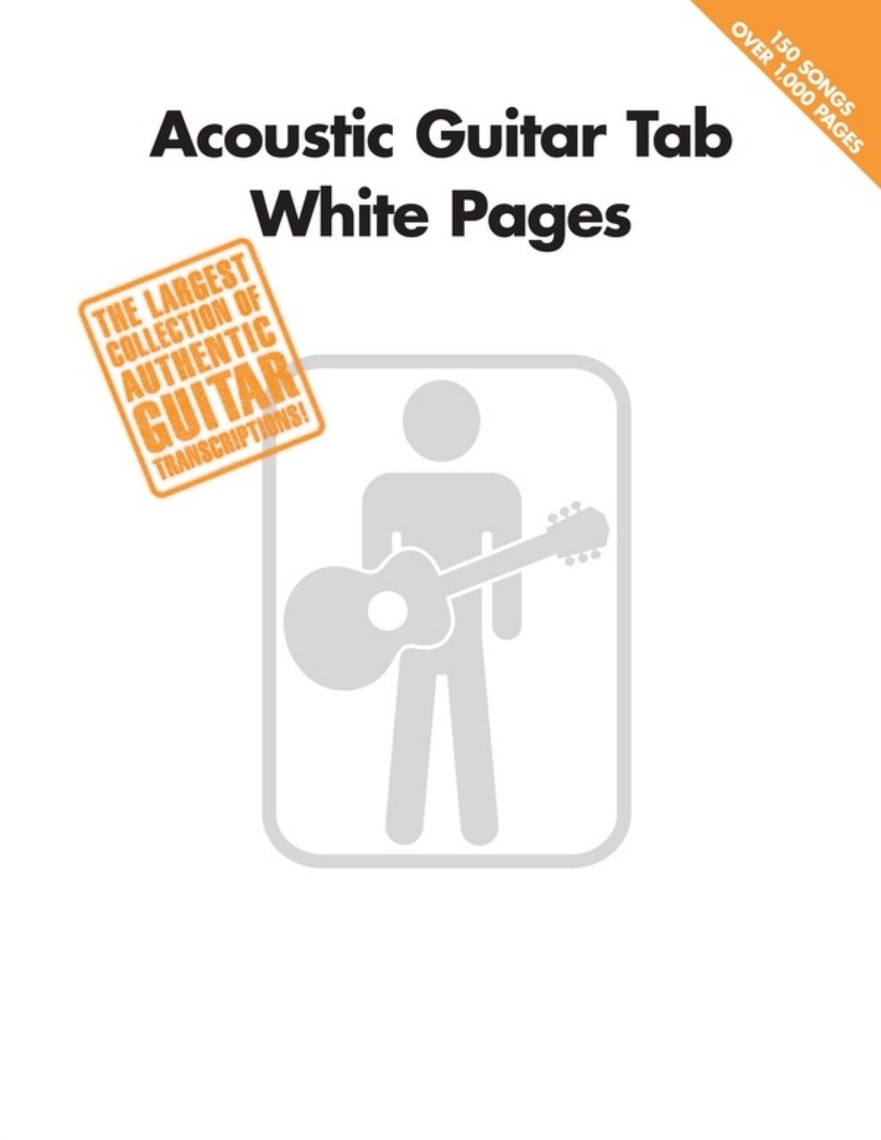 Acoustic Guitar Tab White Pages [2013] by Unknown