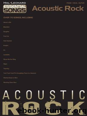 Acoustic Rock (Songbook) by Hal Leonard Corp