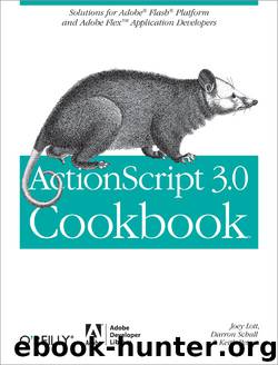 ActionScript 3.0 Cookbook by Joey Lott & Darron Schall & Keith Peters