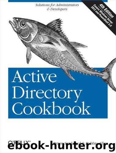 Active Directory Cookbook by Brian Svidergol & Robbie Allen